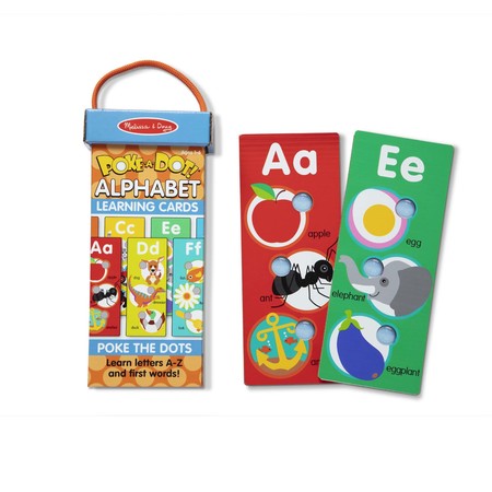 MELISSA & DOUG Poke-a-Dot Alphabet Learning Cards 31470
